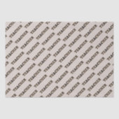 Dank je beste leraar aangepaste citaten luipaardpr tissuepapier (Voorkant)