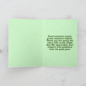 Dank je, beste leraar ter wereld kaart (Binnen)