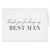 DANK JE BESTE MAN CARD (Voorkant Horizontaal)