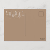 Dank je, blij kampeerder briefkaart (Achterkant)