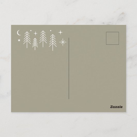 Dank je, blijer kampeerder briefkaart (Achterkant)