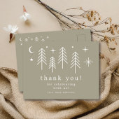 Dank je, blijer kampeerder briefkaart