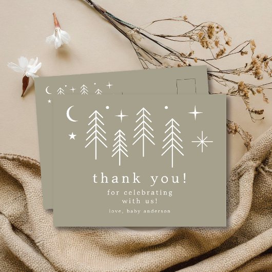 Dank je, blijer kampeerder briefkaart