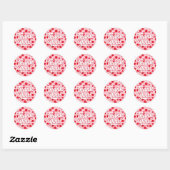 Dank je Bloem Ronde Sticker (Vel)