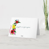 Dank je bloemen bedankkaart (Achterkant)