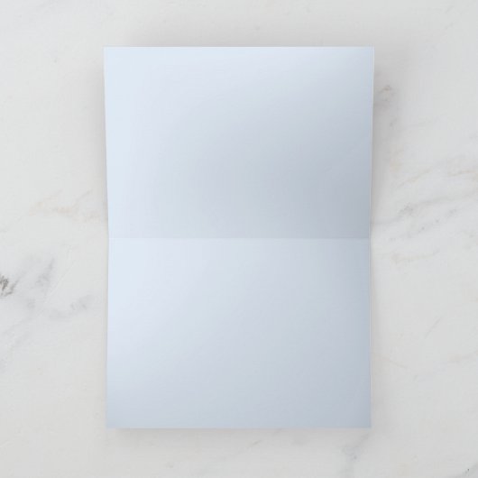 Dank je | Blue Gingham BOHO Floral Antlers Bedankkaart (Binnen)