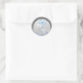 *~* DANK JE Boho engelenvleugel nep waszegel Ronde Sticker (Tas)