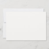 Dank je Boho Foto Herfst Pompoen Baby Shower Kaart (Achterkant)