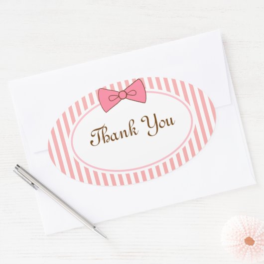 Dank je Bow Stickers (Envelop)