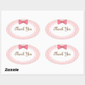 Dank je Bow Stickers (Vel)