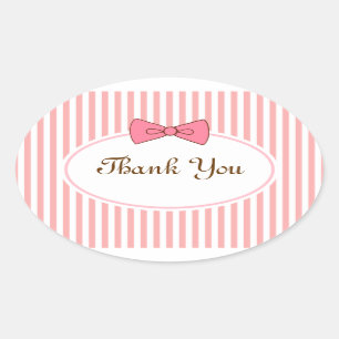 Dank je Bow Stickers