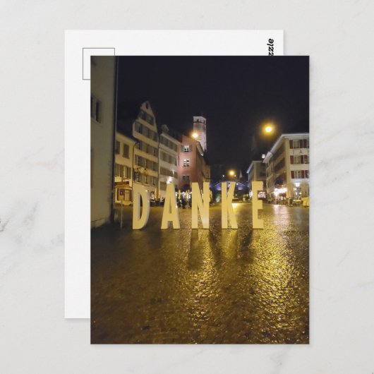 Dank je briefkaart (Voorkant / Achterkant)