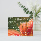 Dank je: briefkaart (Staand voorkant)