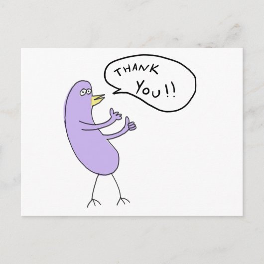 Dank je!! Briefkaart (Voorkant)