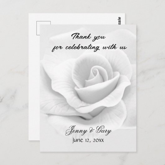 Dank je briefkaart (Voorkant / Achterkant)