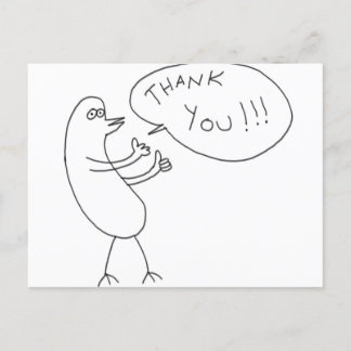 Dank je!! Briefkaart