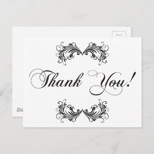 Dank je! briefkaart (Voorkant / Achterkant)