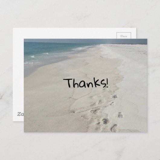 Dank je briefkaart (Voorkant / Achterkant)