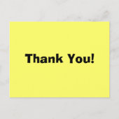 Dank je! briefkaart (Voorkant)