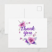 dank je briefkaart (Voorkant / Achterkant)