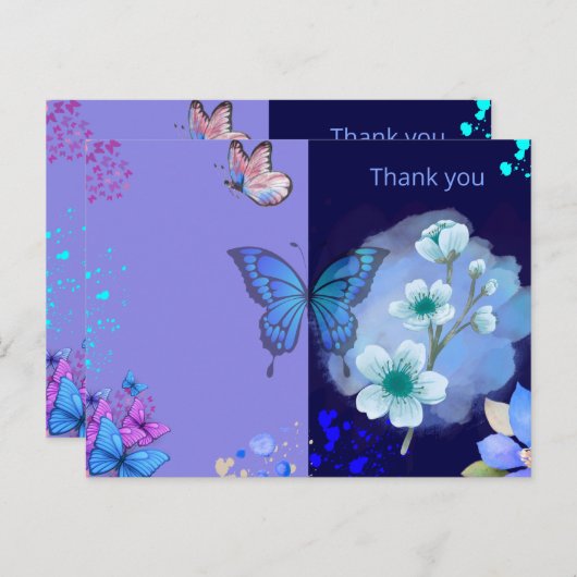 dank je briefkaart (Voorkant / Achterkant)