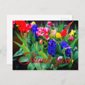 Dank je Briefkaart op de lentevloeren #3 (Voorkant / Achterkant)