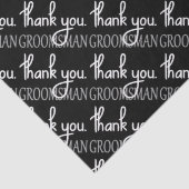 Dank je Bruidsjonker Tissuepapier (Detail)