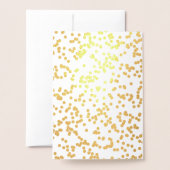 Dank je bruidsmeisje Gouden Koninklijke Kroon Folie Kaarten (Met envelop)