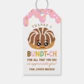 Dank je Bundt-ch Bundt Cake-cadeaubijslags Cadeaulabel (Achterkant)