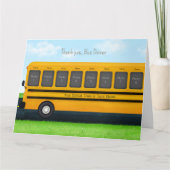 Dank je bus driver Yellow School Bus 16 Foto's Kaart (Voorkant)