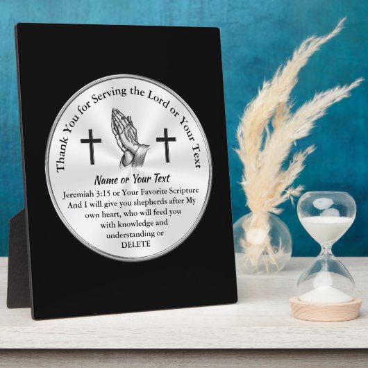 Dank je cadeauideeën voor zondagscholieren fotoplaat (Zijkant)