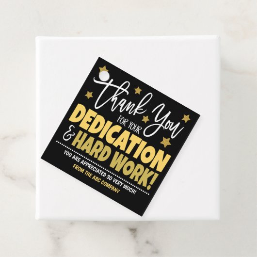 Dank je cadeauLabels Bedankjes Labels (In situ)