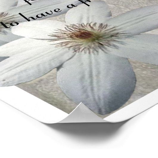 Dank je cadeautje - Poster Verse (Hoek)