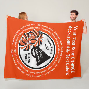 Dank je cadeautje voor Cheer Coach, je COLOREN, Ch Fleece Deken