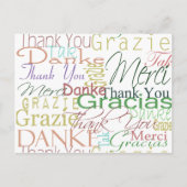 Dank je cadeautjes briefkaart (Voorkant)