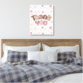 Dank je canvas afdruk (Insitu (Slaapkamer))