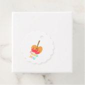 Dank je Caramel CandyApple Zoete lekkernij favorie Bedankjes Labels (In situ)