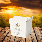 Dank je Charcuterie Wijn & Kaas Bruiloft Bedankdoosjes