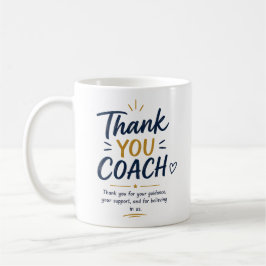 Dank Je Coach Mok – Eenvoudige Coach Waardering