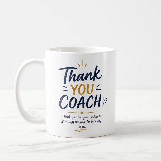 Dank Je Coach Mok – Eenvoudige Coach Waardering (Links)