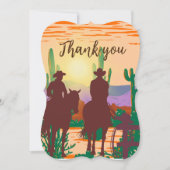 Dank je, cowboy, posse kaart (Voorkant)