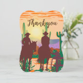 Dank je, cowboy, posse kaart (Staand voorkant)