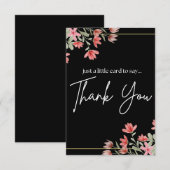 dank je creditcard bedankkaart (Voorkant / Achterkant)