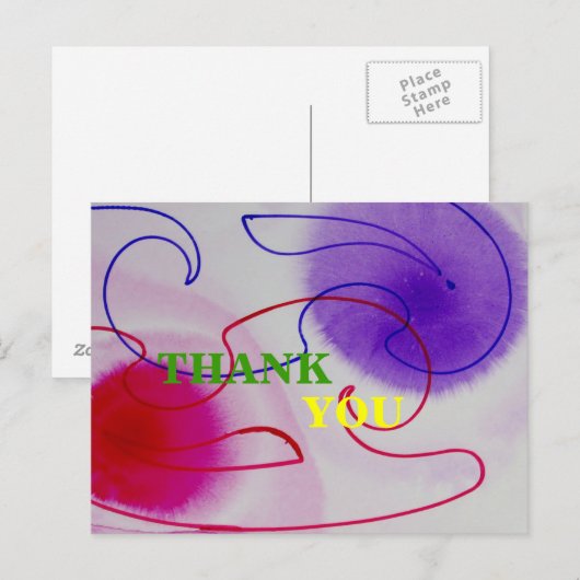 dank je creditcard briefkaart (Voorkant / Achterkant)