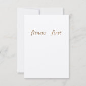 dank je creditcard ( fitness , abs in progress , w bedankkaart (Achterkant)