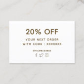 dank je creditcard visitekaartje (Achterkant)