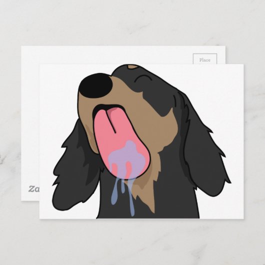 Dank je Dachshund Briefkaart (Voorkant / Achterkant)