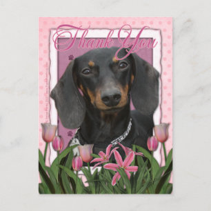 Dank je - Dachshund - Winston Briefkaart