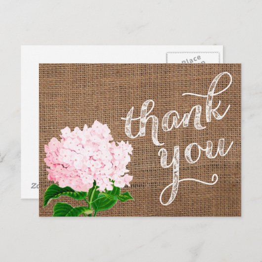 Dank je, dank je briefkaart, juffrouw briefkaart (Voorkant / Achterkant)