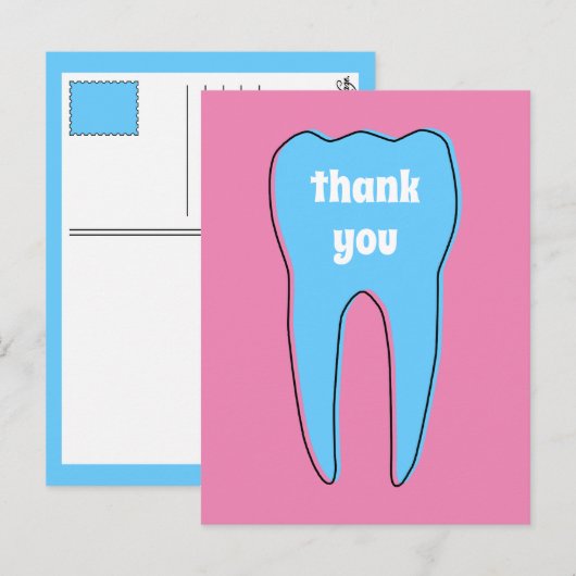 DANK JE DANK JE DANK Briefkaart DANK (Voorkant / Achterkant)